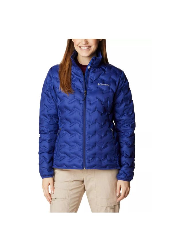 columbia - Kurtka puchowa damska Columbia Delta Ridge Down. Kolor: niebieski. Materiał: puch. Sezon: zima, jesień. Sport: narciarstwo
