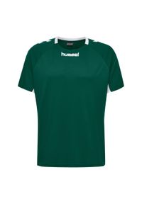 Koszulka sportowa z krótkim rękawem męska Hummel Core Team Jersey S/S. Kolor: zielony, biały, wielokolorowy. Materiał: jersey. Długość rękawa: krótki rękaw. Długość: krótkie #1