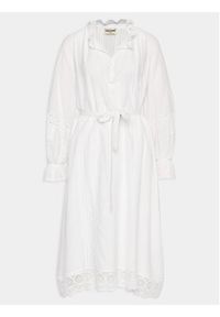 Zadig&Voltaire Sukienka codzienna Rada WWDR01201 Biały Regular Fit. Okazja: na co dzień. Kolor: biały. Materiał: bawełna. Typ sukienki: proste. Styl: casual #5