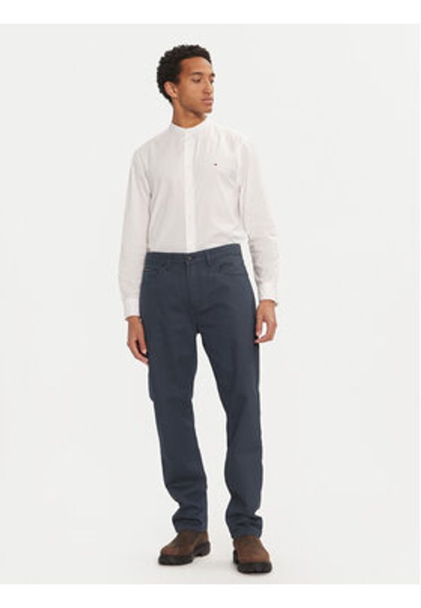 TOMMY HILFIGER - Tommy Hilfiger Koszula MW0MW30494 Biały Regular Fit. Kolor: biały. Materiał: bawełna