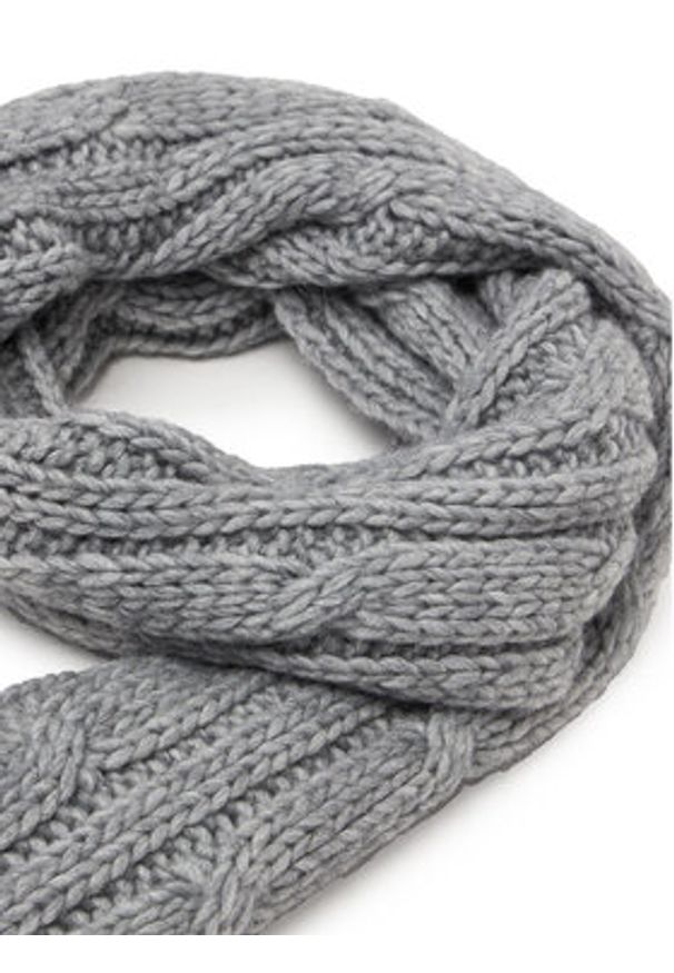 Patrizia Pepe Szalik 2FA068/K237-S238 Szary. Kolor: szary. Materiał: materiał