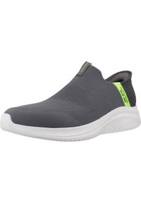 skechers - Buty Mężczyzna Skechers Slipins: Ultra Flex 3.0 Viewpoint szary. Kolor: szary