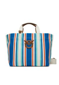 Pinko - PINKO Torebka Shopping Bag Medium PE 25 PLTT 104753 A2G5 Niebieski. Kolor: niebieski