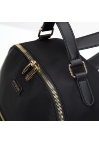 Wittchen - Damski plecak nylonowy prosty czarny. Kolor: czarny. Materiał: nylon. Styl: klasyczny, elegancki #4