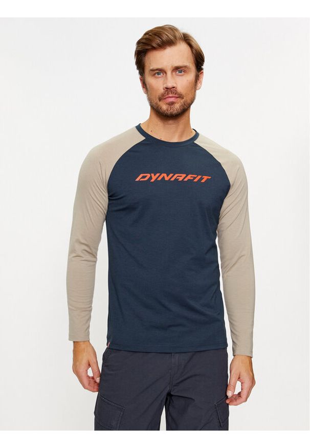 Dynafit Longsleeve 24/7 M L/S Tee 08-70956 Granatowy Regular Fit. Kolor: niebieski. Materiał: syntetyk. Długość rękawa: długi rękaw