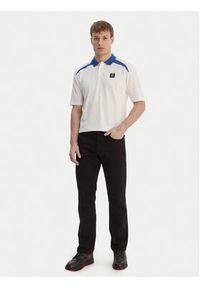 Hugo - HUGO Polo Dunios_RB 50559650 Biały Regular Fit. Typ kołnierza: polo. Kolor: biały. Materiał: bawełna #5