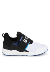 BOSS - Boss Sneakersy J50853 M Niebieski. Kolor: niebieski. Materiał: materiał, mesh