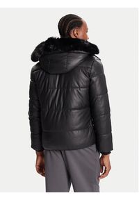 Guess Kurtka zimowa M5BL2F W1050 Czarny Regular Fit. Kolor: czarny. Materiał: skóra. Sezon: zima #3