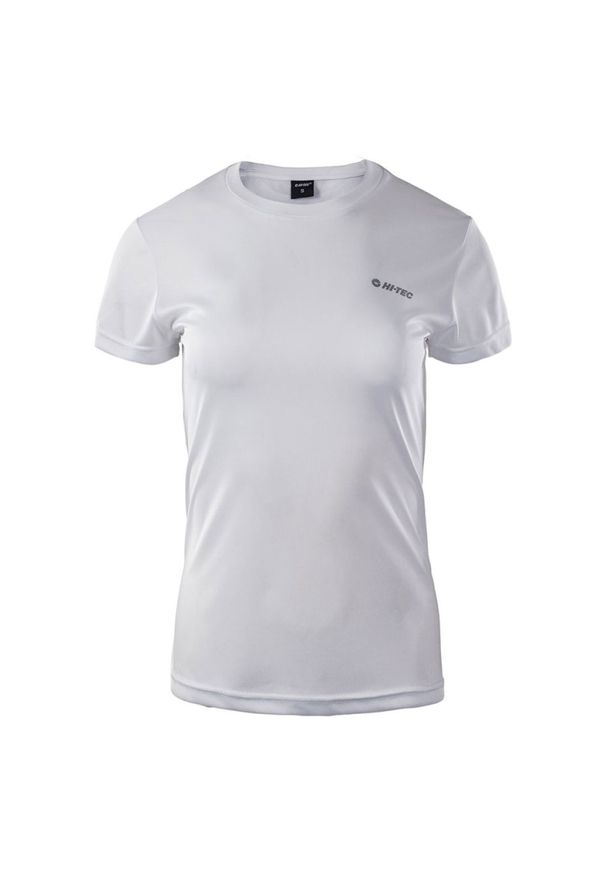 Hi-tec - Koszulka damska Hi-Tec Lady Sibic - biała, Rozmiar M. Kolor: biały. Materiał: poliester