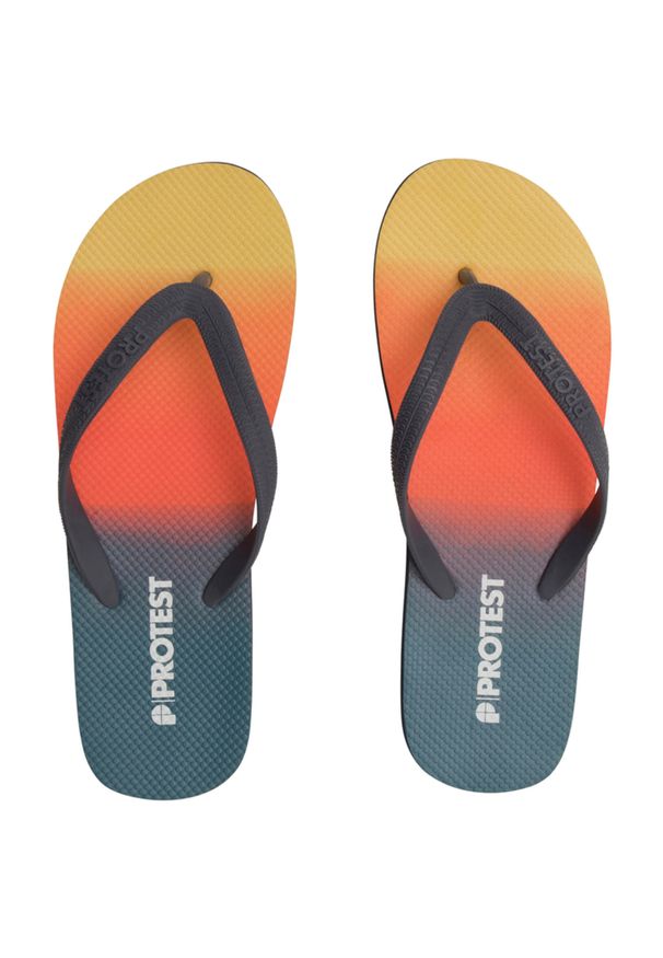 Japonki plażowe męskie Protest Prtcarey. Okazja: na plażę. Kolor: wielokolorowy. Styl: sportowy