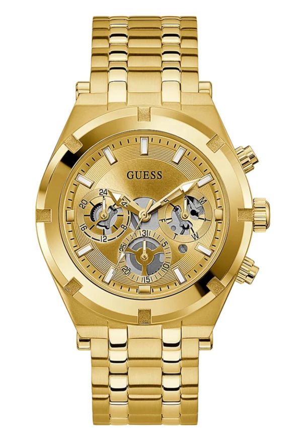 Guess - Zegarek Męski GUESS Continental GW0260G4. Styl: biznesowy, klasyczny