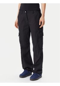 Tommy Jeans Spodnie materiałowe DW0DW20350 Czarny Relaxed Fit. Kolor: czarny. Materiał: syntetyk #1