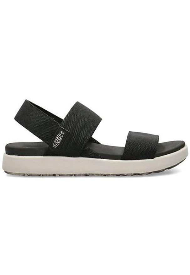 keen - Buty trekkingowe damskie Keen Elle Backstrap. Zapięcie: bez zapięcia. Kolor: czarny, szary, wielokolorowy. Materiał: materiał, syntetyk. Szerokość cholewki: normalna. Sport: turystyka piesza
