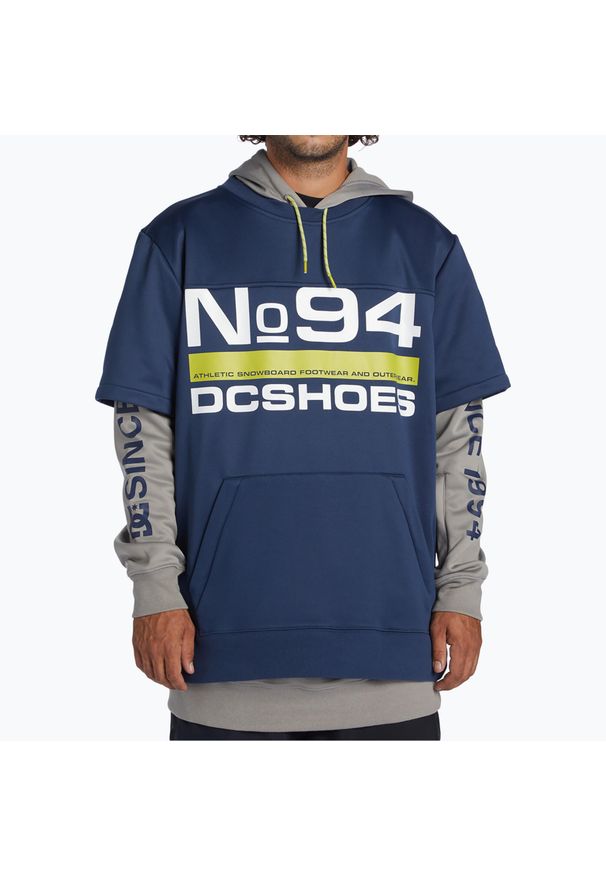 DC Shoes - Bluza snowboardowa męska DC Dryden. Kolor: niebieski. Sport: snowboard