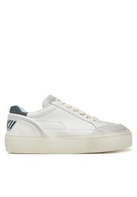 Inuikii Sneakersy Lila Low 30102-850 Biały. Kolor: biały. Materiał: skóra