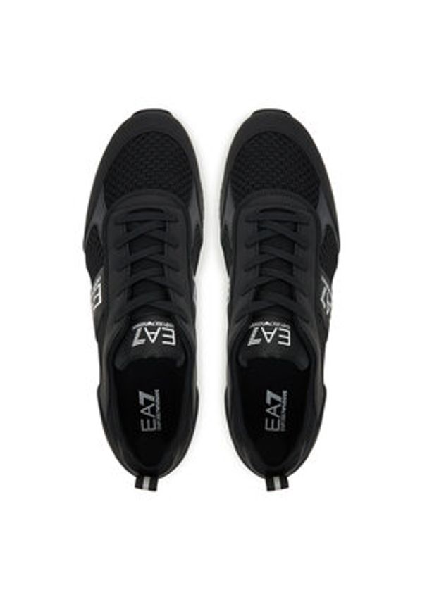 EA7 Emporio Armani Sneakersy 7X000334 AF18610 MC001 Czarny. Kolor: czarny. Materiał: skóra
