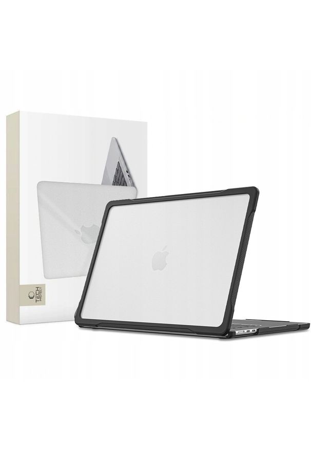 Etui 4kom.pl TECH-PROTECT VELAR MACBOOK AIR 13 M2-M5 2023-2026 Black/Matte Clear (5906302324491)