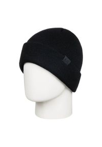 Quiksilver - Czapka z mankietem dla Mężczyzn ROUTINE Czarny. Kolor: czarny. Materiał: wełna, nylon, akryl, materiał. Wzór: haft