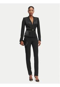 Elisabetta Franchi Spodnie materiałowe PA-180-62E2-V450 Czarny Slim Fit. Kolor: czarny. Materiał: syntetyk #4