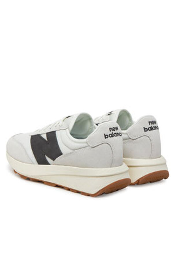 New Balance Sneakersy U370CA Beżowy. Kolor: beżowy. Materiał: skóra, zamsz
