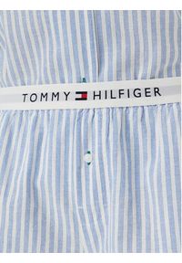 TOMMY HILFIGER - Tommy Hilfiger Piżama UW0UW05799 Błękitny Regular Fit. Kolor: niebieski. Materiał: bawełna