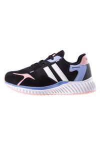 Iguana - Dziecięce/Kids Maldwin Casual Trainers. Okazja: na co dzień. Kolor: czarny, różowy, wielokolorowy, fioletowy. Sport: turystyka piesza