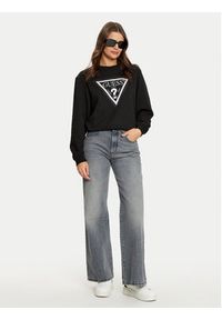 Guess Bluza W5RQ09 K8802 Czarny Regular Fit. Kolor: czarny. Materiał: bawełna #3