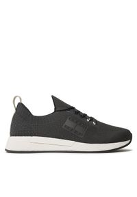 Tommy Jeans Sneakersy Tjm Knitted Runner EM0EM01225 Czarny. Kolor: czarny. Materiał: materiał #1