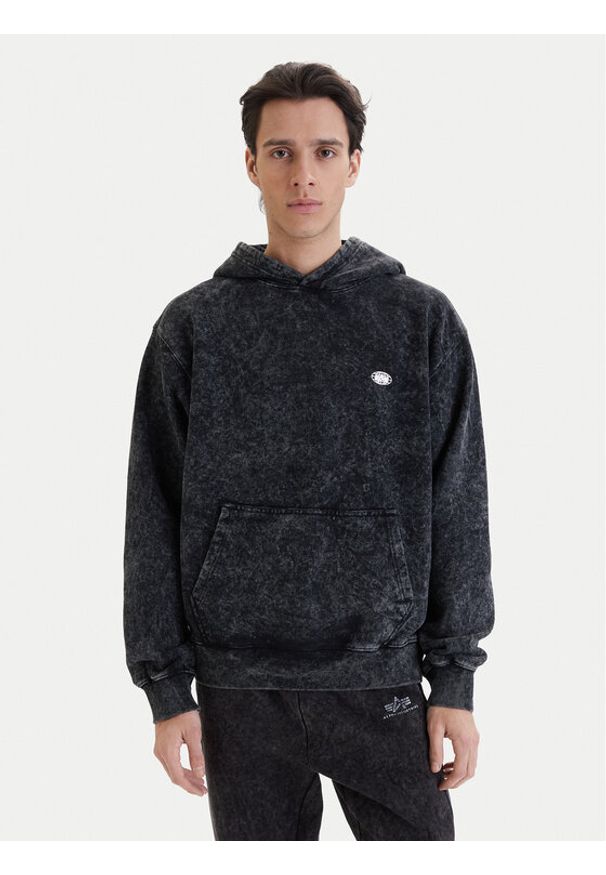 Alpha Industries Bluza 266333 Czarny Regular Fit. Kolor: czarny. Materiał: bawełna