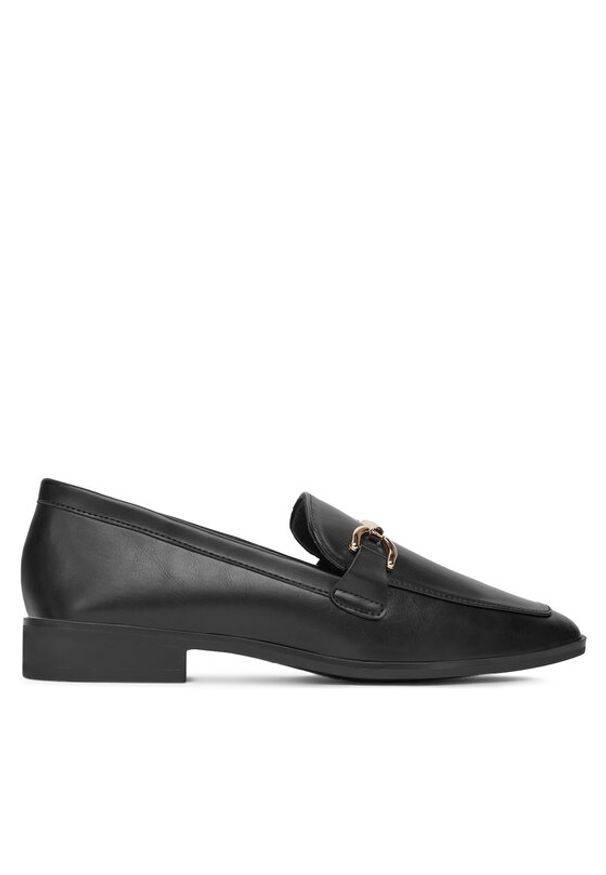 DeeZee Loafersy DXF26165-231001 Czarny. Kolor: czarny. Materiał: skóra