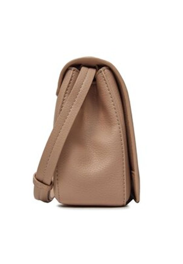 DKNY Torebka Seventh Avenue Md Fl R33EKY30 Beżowy. Kolor: beżowy. Materiał: skórzane