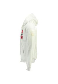 Bluza turystyczna dla dzieci Geographical Norway Gayto. Kolor: biały. Materiał: bawełna, poliester