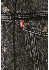 Levi's® - Levi's - Kurtka jeansowa. Okazja: na spotkanie biznesowe, na co dzień. Kolor: czarny. Materiał: jeans. Styl: biznesowy, casual #5