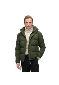 Kurtka puchowa Superdry Everest. Typ kołnierza: kaptur. Kolor: zielony. Materiał: puch #2