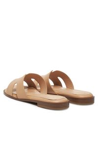 DeeZee Klapki DZ-S8 Beżowy. Kolor: beżowy. Materiał: skóra #3