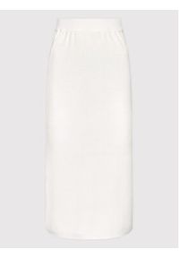 United Colors of Benetton - United Colors Of Benetton Spódnica ołówkowa 1098D0005 Biały Slim Fit. Kolor: biały. Materiał: bawełna #5