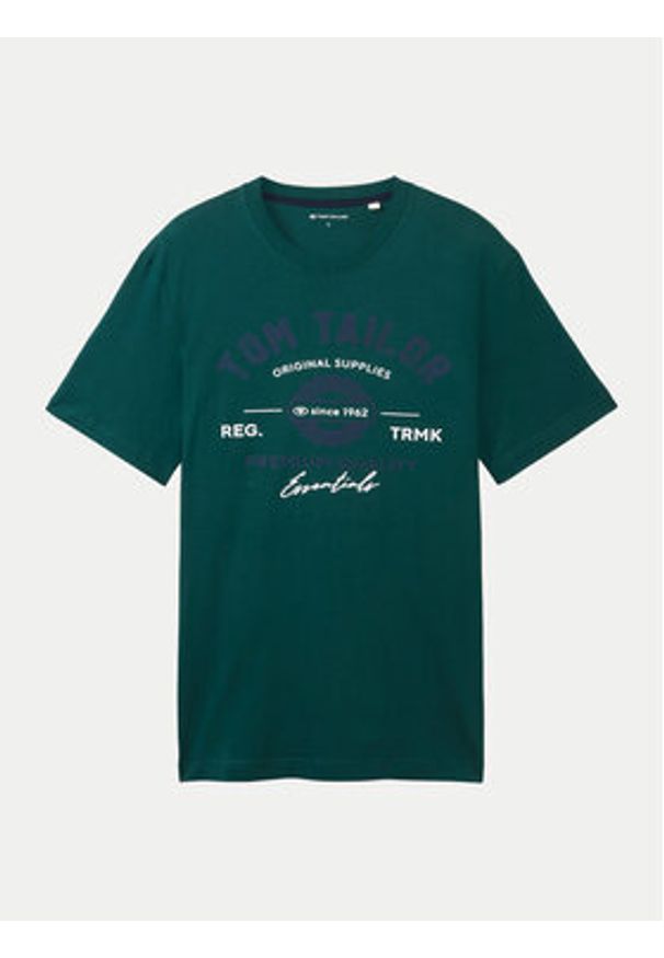 Tom Tailor T-Shirt 1037735 Zielony Regular Fit. Kolor: zielony. Materiał: bawełna