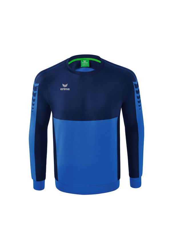 ERIMA - Bluza dziecięca Erima Six Wings. Kolor: niebieski. Materiał: materiał. Sport: piłka ręczna