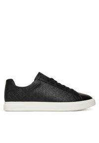 Calvin Klein Sneakersy Low Pro Cups Lace Up Lth Aop HW0HW02817 Czarny. Kolor: czarny. Materiał: skóra