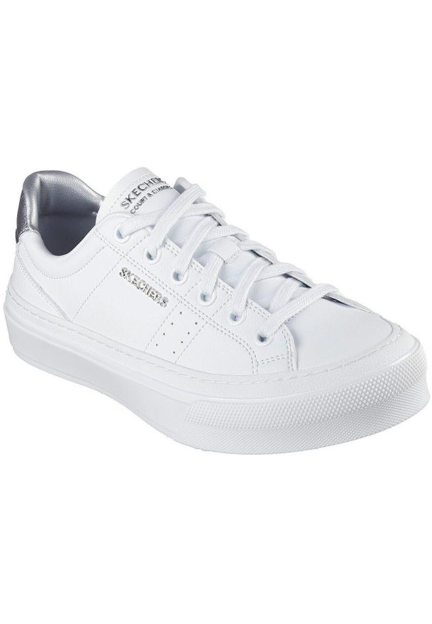 skechers - Adidasy Skechers Selene-sophisticated, Kobiety. Kolor: biały. Materiał: skóra ekologiczna, materiał. Sport: fitness