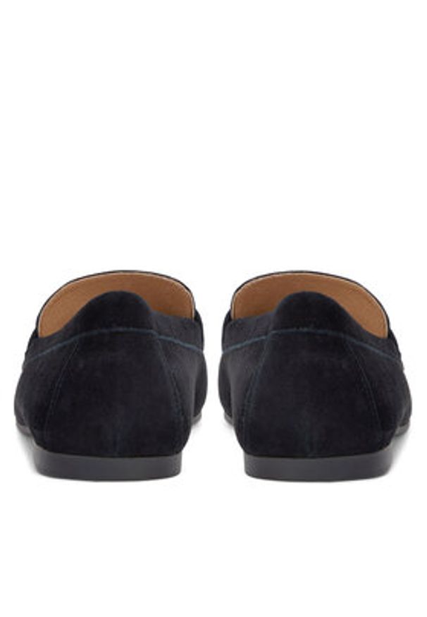 Lauren Ralph Lauren - LAUREN RALPH LAUREN Loafersy 802946809005 Czarny. Kolor: czarny. Materiał: skóra, zamsz