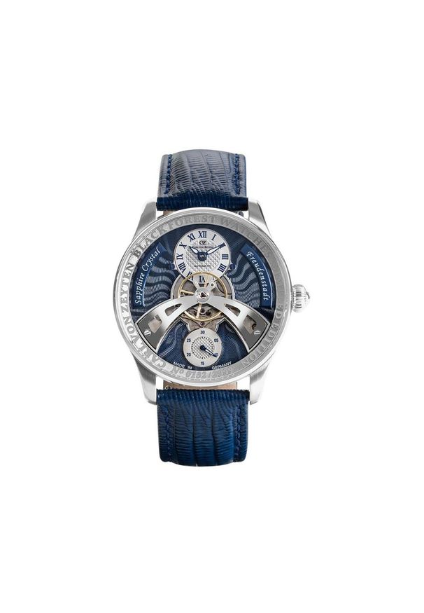 CARL VON ZEYTEN ZEGAREK FREUDENSTADT CVZ0043BL. Materiał: skóra, koronka. Styl: vintage, elegancki
