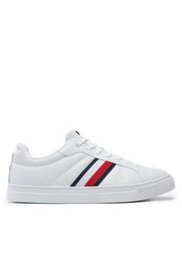 TOMMY HILFIGER - Tommy Hilfiger Sneakersy Icon Court FM0FM05163 Biały. Kolor: biały. Materiał: skóra