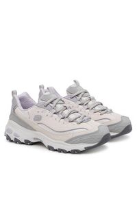 skechers - Skechers Sneakersy D'lites - Retro Rewind 150536/NTGY Szary. Kolor: szary. Materiał: skóra #5