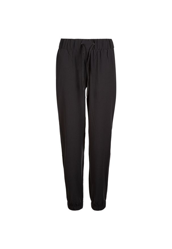 ENDURANCE - Damskie spodnie dresowe Athlecia Austberg. Kolor: czarny. Materiał: dresówka. Sezon: lato. Sport: turystyka piesza