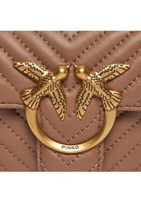 Pinko Torebka Love One Wallet C PW 24 PLTT 100062 A0GK Brązowy. Kolor: brązowy. Materiał: skórzane #3
