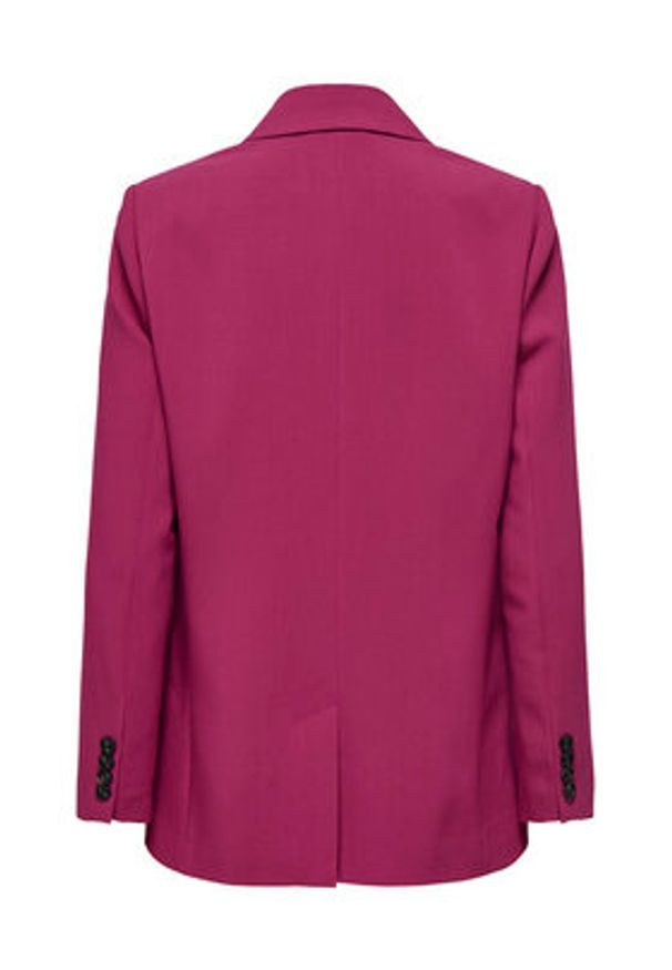 only - ONLY Marynarka Casey 15338768 Różowy Regular Fit. Kolor: różowy. Materiał: syntetyk