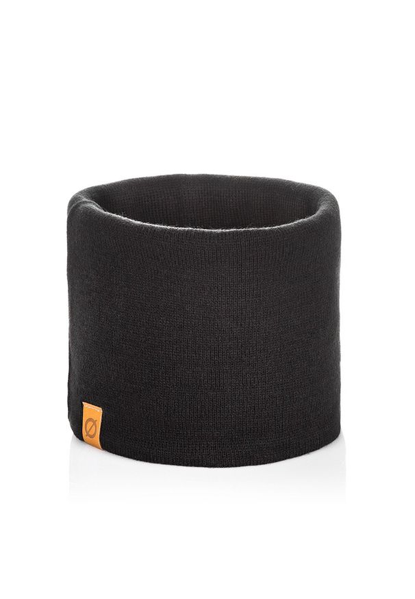 BRODRENE - Szalik męski zimowy komin Brodrene K2 czarny. Kolor: czarny. Materiał: materiał. Sezon: zima. Styl: sportowy, elegancki
