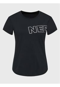 NEBBIA T-Shirt 44001 Czarny Regular Fit. Kolor: czarny. Materiał: syntetyk
