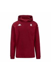 Kappa - Dziecięca bluza dresowa Metz Arufegot 2024/25. Kolor: czerwony. Materiał: dresówka. Sport: piłka nożna #1